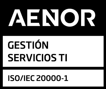 Logo de la certificación ISO 20000-1