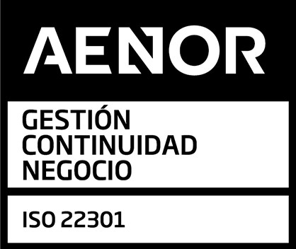 Logo de la certificación ISO 22301
